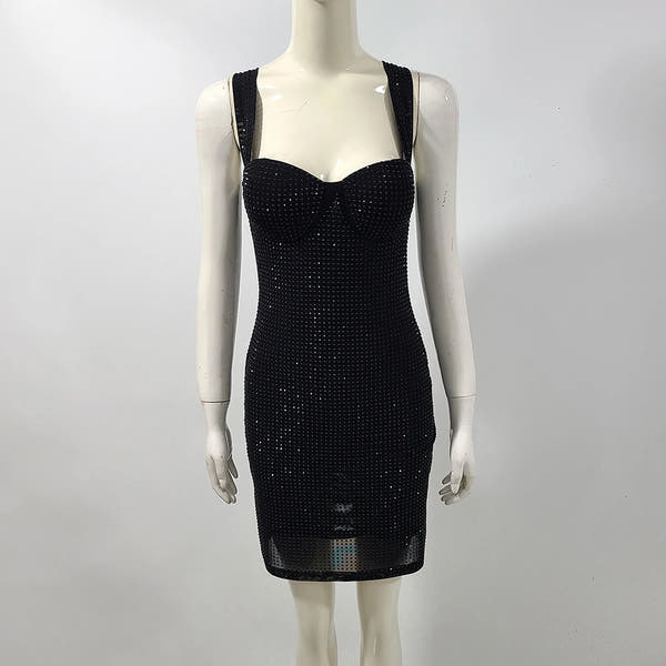 Crystal Mini Dress